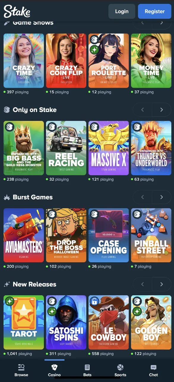 stake aviator casino